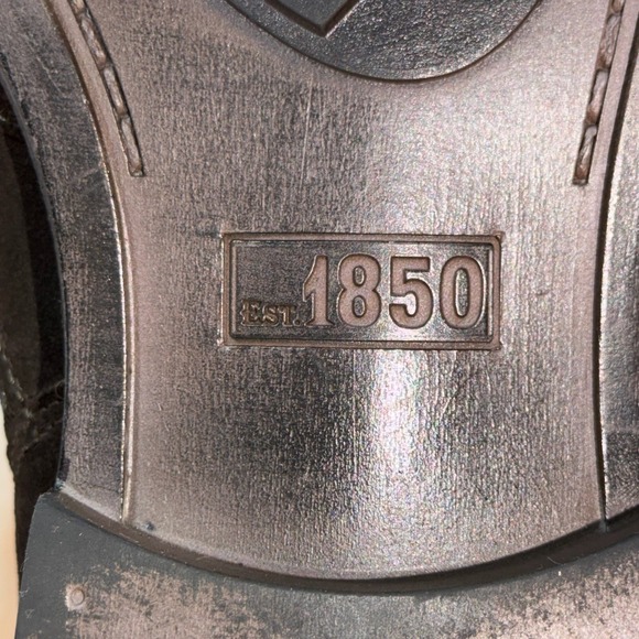 Johnston & Murphy J&M 1850 Brown Suede Zip Boots Men's Size 11 M Style #59-11942 - Picture 7 of 9